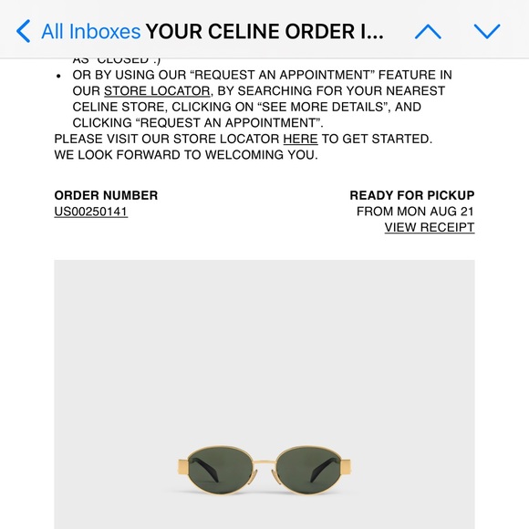 CELINE sunglasses crossbody bag - Picture 5 of 5